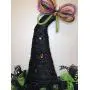 Halloween Door Hanger, Witch Door Hanger, Halloween Wreath, Front Door Decor,