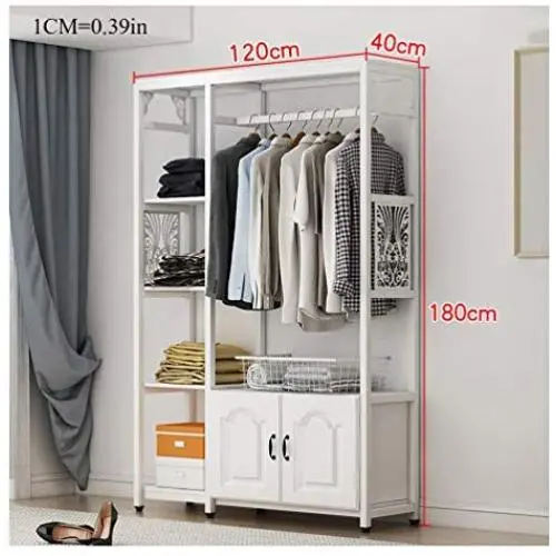 WYQSZ Bedroom Coat Rack, Floor Simple Hanger, Simple Modern Clothes Rack, Shelf Hall Coat Rack (Size : B)