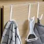 6 Pack Over The Door Hook,Vinyl Coated Metal Door Hook Hangers for Hanging Clothes,Hats,Towels,Coats,Bag 6 Pack Over The Door Hook,Vinyl Coated Metal Door Hook Hangers for Hanging Clothes,Hats,Towels,Coats,Bag
