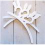 10pcs Random Color Cute Original Pine Wood Bunny swan Cloth Hanger for Baby Cloth Creative Rabbits Hanger for Kids Present