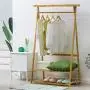 Y.H.Valuable Coat Racks Simple Coat Rack Clothes Stand Hanger Hall Hanging Rod Bedroom Hat Handbag Clothes Tree Floor Hanger Entryway Furniture (Color : 110cm)