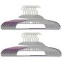 Unity 36 Pack Ultra thin ABS Easy Slide Heavy Duty Non-Slip Clothes Hangers (Purple)