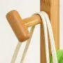 CHAOYANG Coat rack, living room bedroom simple solid wood floor coat rack simple modern clothes hanger. (Color : B)