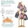 unho Coat Rack Tree Free Standing Bamboo Clothes Stand Garment Hanger with 10 Hooks, 3 Tier Shelves, 40kg Capacity for Hats Clothes Scarves Handbags (167x40x40cm) unho Coat Rack Tree Free Standing Bamboo Clothes Stand Garment Hanger with 10 Hooks, 3 Tier Shelves, 40kg Capacity for Hats Clothes Scarves Handbags (167x40x40cm)