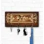 Wooden Key Holder - Personalized Family Key Hanger - Housewarming Gift For Couple - Wedding Gift Alternative - Decorative Key Hangers with Hooks - Customized New Home Present
