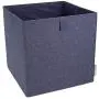 Bigso Soft Multi Purpose Foldable Cube Storage Box, 12.4 x 12.4 x 12.4 in, Blue Bigso Soft Multi Purpose Foldable Cube Storage Box, 12.4 x 12.4 x 12.4 in, Blue