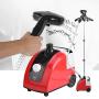 Estink Clothes Steamer,Heavy Duty 1700W Standing Vertical Floor Steam Irons Standing Fabric Steamer Fast Heat Up Steamer with Garment Hanger and Fabric Brush,Red Estink Clothes Steamer,Heavy Duty 1700W Standing Vertical Floor Steam Irons Standing Fabric Steamer Fast Heat Up Steamer with Garment Hanger and Fabric Brush,Red