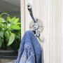 Coat Hook Wall Mounted,LECAMEBOR Three Prong Coat Rack Stainless Steel Entryway Hooks Clothes Hanger for Robe Hat Towel Purse(Silver,10 Pack)