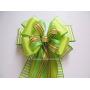 Lime Green Spring Wreath Bow Green Easter Door hanger Bow Easter Gift Basket Bow Spring Easter Swag Bow Green Bridal Shower Party Decorations