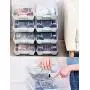 YEAVS 6 Pack Shoe Organizers, Clear Plastic Shoe Racks for Closets and Entryway, Shoes Containers Stackable, Shoe Storage Boxes with Lids for Sneakers (Light Blue) YEAVS 6 Pack Shoe Organizers, Clear Plastic Shoe Racks for Closets and Entryway, Shoes Containers Stackable, Shoe Storage Boxes with Lids for Sneakers (Light Blue)