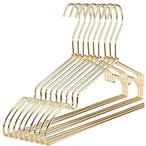 10pcs Random Color Aluminum Alloy Hanger for Clothes,Strong Metal Shirts Dress Sun-top Hanger 10pcs Random Color Aluminum Alloy Hanger for Clothes,Strong Metal Shirts Dress Sun-top Hanger