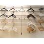NAHANCO 54” Chrome Garment Reaching Hook with Wooden Handle (Pack of 1)