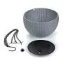 Hanging Flower Pot Holder Silver Plastic Rattan Design Bag with 4 Balconies Hanging Bowl Hanging Beam Frame Plant Basketball Hanging Basket Modern Decorative Hanger Hanging Flower Pot Holder Silver Plastic Rattan Design Bag with 4 Balconies Hanging Bowl Hanging Beam Frame Plant Basketball Hanging Basket Modern Decorative Hanger
