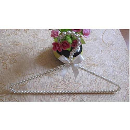 50pcs 40cm Plastic Pearl Hanger Adult Clothes Hanger Hanging Racks Anti-Slip Laundry Rack Drying Hanger