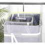XFTOPSE Multifunction Rotary Airers,Spiral Shaped Drying Rack,Creative White Stainless Steel Spiral Shaped Clothes Quilt Blanket Sheets Hanger, Rotating Rack Airer XFTOPSE Multifunction Rotary Airers,Spiral Shaped Drying Rack,Creative White Stainless Steel Spiral Shaped Clothes Quilt Blanket Sheets Hanger, Rotating Rack Airer