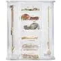 Beautify Clear Acrylic Jewelry Organizer Chest/Makeup Storage Boxes with 6 Drawers & Hanging Necklace Holder - Clear Beautify Clear Acrylic Jewelry Organizer Chest/Makeup Storage Boxes with 6 Drawers & Hanging Necklace Holder - Clear