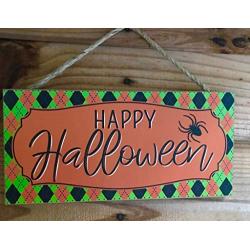 Hocus Pocus Decor Happy Halloween Sign-Wood Sign-Rustic Halloween Sign-Door Hanger-Wreath Decor-Wreath Accent Sign-Wreath Attachment-Signs for Wreath Making