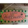 Hocus Pocus Decor Happy Halloween Sign-Wood Sign-Rustic Halloween Sign-Door Hanger-Wreath Decor-Wreath Accent Sign-Wreath Attachment-Signs for Wreath Making