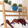 Wall CR Coat Racks Coat Rack Nan Bamboo Bedroom Foyer Living Room Coat Rack Modern Flooring Simple Clothes Hanger Drying Hat Rack (Size : 50cm)