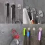 KoHuiJoo Self Adhesive Hooks, Adhesive Wall Hooks Heavy Duty, Removable Sticky Hanging Wall Hangers and Hooks for Robe Towel Home Office Kitchen Bedroom (Round 6 Pack) KoHuiJoo Self Adhesive Hooks, Adhesive Wall Hooks Heavy Duty, Removable Sticky Hanging Wall Hangers and Hooks for Robe Towel Home Office Kitchen Bedroom (Round 6 Pack)