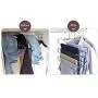 Ybriefbag Suit Hangers, Multi Pants Hangers Rack for Closet Organization,Stainless Steel S-Shape 5 Layer Clothes Hangers for Space Saving Storage 2 Pack Non Slip Coat Hangers (Color : Light Red-2pcs)