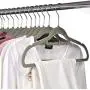Oguine 50 Pack Beige Velvet Hangers, Non Slip Velvet Suit Dress Shirt Hangers,Space Saving Clothes Hangers Oguine 50 Pack Beige Velvet Hangers, Non Slip Velvet Suit Dress Shirt Hangers,Space Saving Clothes Hangers