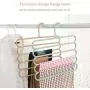 Yeldou S Shaped Hangers,5 Tiers/Layers Sturdy Clothes Hangers for Saving Space,Traveling
