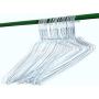 200 White Wire Hangers 18" Standard White Clothes Hangers (200, White)