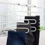 HJYPYJ Magic Hanger,Multi-Layer Storage Folding Hanger,Type s Iron Trouser Hangers,Space-Saving Organizer Hanger Not Easily Deformed/White / 35x32cm