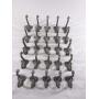 50 Wall Mounted Coat Hooks Cast Iron 2 1/2&quot Long Hanger Closet Hat Clothes Door