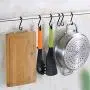 3.35 10PCS Aluminum S Shaped Hooks, Matte Finish S Hooks for Hanging Pots and Pans, Plants, Coffee Cups, Clothes, Towels in Kitchen, Bedroom, Bathroom, Office and Garden (Black, 10PCS) 3.35 10PCS Aluminum S Shaped Hooks, Matte Finish S Hooks for Hanging Pots and Pans, Plants, Coffee Cups, Clothes, Towels in Kitchen, Bedroom, Bathroom, Office and Garden (Black, 10PCS)