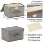 Collapsible Nursery Closet Organizer, 38 Complete Storage Organizer Set with Hanging Shelves, Fabric Storage Boxes, Non Slip Velvet Hangers, Round Clothes Rividers, Closet Organizer for Sweater, Grey