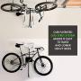 Zero Gravity Racks Zero Gravity Bike Rack - Solid Wall Mounted Bike Storage Rack for Home or Garage - Patented Bike Holder/Bicycle Hanger System (Powder Coat Finish)