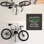Zero Gravity Racks Zero Gravity Bike Rack - Solid Wall Mounted Bike Storage Rack for Home or Garage - Patented Bike Holder/Bicycle Hanger System (Powder Coat Finish)