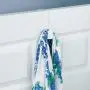 iDesign Plastic Over the Door Valet Hook with Slots for Clothes Hangers for Coats, Hats, Robes, Towels in Bathroom, Bedroom, College Dorm Room, Office, 1" x 3.25" x 4.5", Set of 3 - White iDesign Plastic Over the Door Valet Hook with Slots for Clothes Hangers for Coats, Hats, Robes, Towels in Bathroom, Bedroom, College Dorm Room, Office, 1" x 3.25" x 4.5", Set of 3 - White