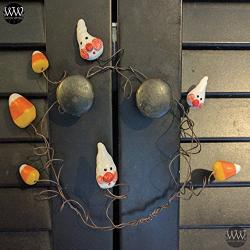 Ghost with Candy Corn Hanger