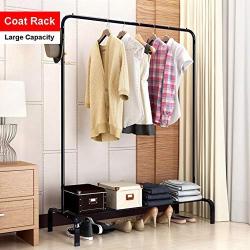 Commercial Grade Garment Rack Collapsible Rack Hanger Holder Heavy Duty Clothes Rack Extendable Clothes Hanging Rack with Rod Storage Shelf