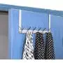 SKOLOO Over The Door Hook Rack, Stainless Steel Over Door Hook - 6 Coats Hooks, Back of Door Hook Over Door Hangers for Hanging Clothes, Coat, Towel, Robes, Purse, Silver