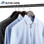 ALPHA HOME 20 Pack Wooden Hangers Premium Solid Suit Coats Pants Hangers for Gentleman - Walnut