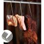 Meat Hooks 20Pcs,Premium Butchers Hook,Stainless Steel Wall S-Shaped Hooks–for Hot and Cold Smoking,Stainless Steel Meat Hook, Chicken Hunting Smoking Ribs(13cm,Pack of 20) (20PACK Meat Hooks) Meat Hooks 20Pcs,Premium Butchers Hook,Stainless Steel Wall S-Shaped Hooks–for Hot and Cold Smoking,Stainless Steel Meat Hook, Chicken Hunting Smoking Ribs(13cm,Pack of 20) (20PACK Meat Hooks)
