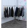 exilot Foldable Portable Space Saving Clothes Drying Rack, Adjustable High Capacity Stainless Steel Laundry Drying Rack