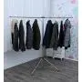 exilot Foldable Portable Space Saving Clothes Drying Rack, Adjustable High Capacity Stainless Steel Laundry Drying Rack