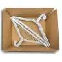 Wire Hangers in Bulk - 100 White Metal Hangers - 18 Inch Thin Standard Dry Cleaner Coated Steel