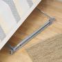 Whitmor Foldable Garment Rack - Rolling Clothes Hanger - Adjustable Height (Renewed)