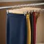 High-Grade Wooden Pants Hangers with Metal Clips Grip Clip Pants Hanger, Smooth Finish Solid Wood Jeans/Skirt Hanger, 360° Swivel Hook - Clip Hanger for Pant, Skirts, Slacks, (Natural Wood, 10 Pack) High-Grade Wooden Pants Hangers with Metal Clips Grip Clip Pants Hanger, Smooth Finish Solid Wood Jeans/Skirt Hanger, 360° Swivel Hook - Clip Hanger for Pant, Skirts, Slacks, (Natural Wood, 10 Pack)