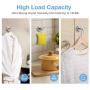 JOUBU Towel Hook Brushed Nickel,Contains a Round Utility Towel Hook,A Double Prong Coat Hook,A Single Prong Robe Hook for Bathroom Toilet Kitchen Garage Home Storage Clothes Hanger,Wall Mounted 3-PACK