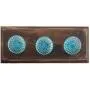 Indianshelf Handmade 1 Artistic Vintage Blue Wooden Royal Big Daisy Key Hooks Hangers/Clothes Hooks for Doors Indianshelf Handmade 1 Artistic Vintage Blue Wooden Royal Big Daisy Key Hooks Hangers/Clothes Hooks for Doors