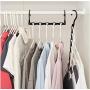 10pcs Clothes Hanger Plastic Portable Travel Folding Convenient Storage Home Bedroom Storage Holder Plastic Clothes Hangers Decoration