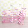 ttnight Hanger Stacker Holder Organizer Clothes Tie Coat Closet Hanger Wardrobe Organizer with Manual for Installation