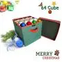 IC ICLOVER Holiday Ornaments Storage Box, Christmas Decorations Ball Containers with lid & Adjustable 64 Compartment Cube Organizer Detachable Dividers for Home Office Xmas Wedding 12x12x12 Inch,Green IC ICLOVER Holiday Ornaments Storage Box, Christmas Decorations Ball Containers with lid & Adjustable 64 Compartment Cube Organizer Detachable Dividers for Home Office Xmas Wedding 12x12x12 Inch,Green